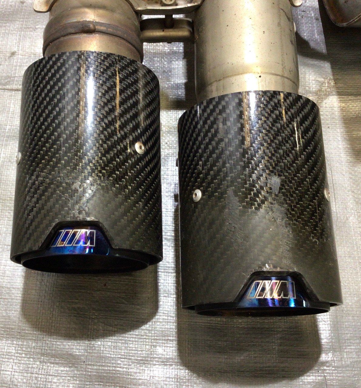 2016-2018 F87 BMW M2 N55 M Performance Exhaust Muffler w/ Carbon Tips / B2005 - Image 5