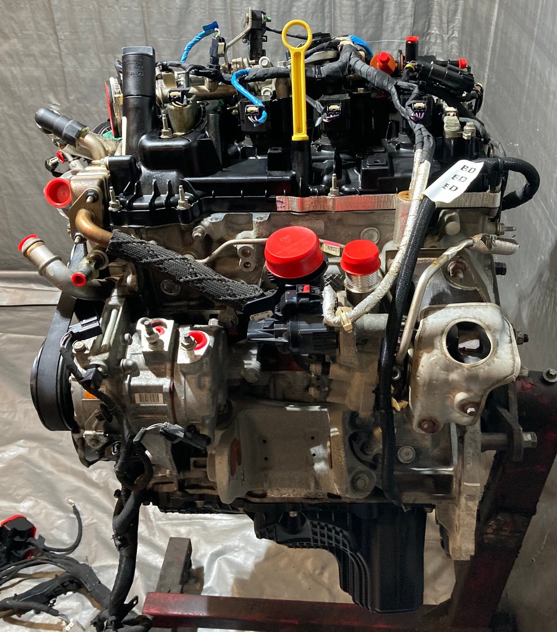 2021-2022 Ford Bronco 2.7l V6 Engine Long Block w/ Turbochargers / 33K BR003 - Image 17