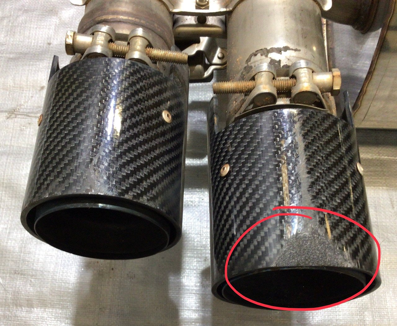 2016-2018 F87 BMW M2 N55 M Performance Exhaust Muffler w/ Carbon Tips / B2005 - Image 17