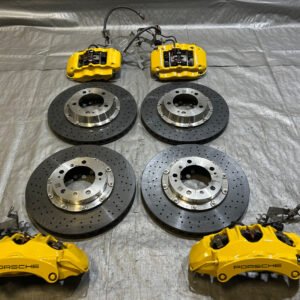 2017-2025 Porsche 718 Boxster Cayman PCCB Carbon Ceramic Brake Rotors / Calipers / Set / 65k / BC302