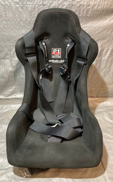 Pair of Buddy Club P1 Racing Bucket Seats w/ Renegade Willans 6pt Harnesses / Pair / USED / HS004 - Image 4
