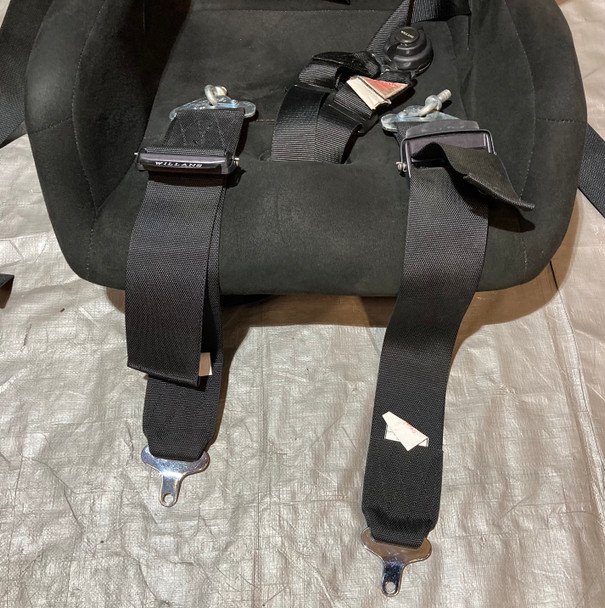 Pair of Buddy Club P1 Racing Bucket Seats w/ Renegade Willans 6pt Harnesses / Pair / USED / HS004 - Image 5