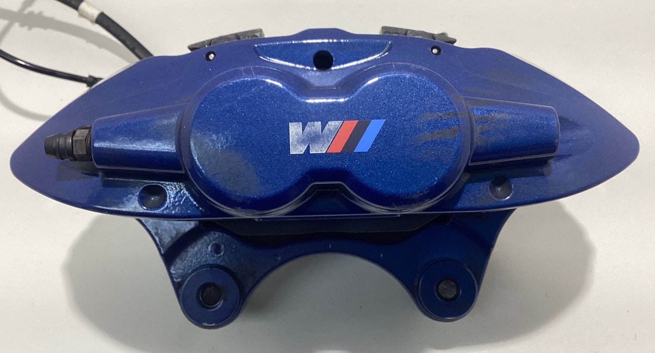 2015-2020 F80 F82 F83 BMW M3 M4 OEM Brembo Brake Calipers / Set of 4 / Blue / 91K F8M05 - Image 2