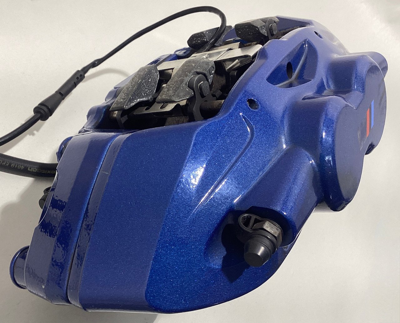 2015-2020 F80 F82 F83 BMW M3 M4 OEM Brembo Brake Calipers / Set of 4 / Blue / 91K F8M05 - Image 3