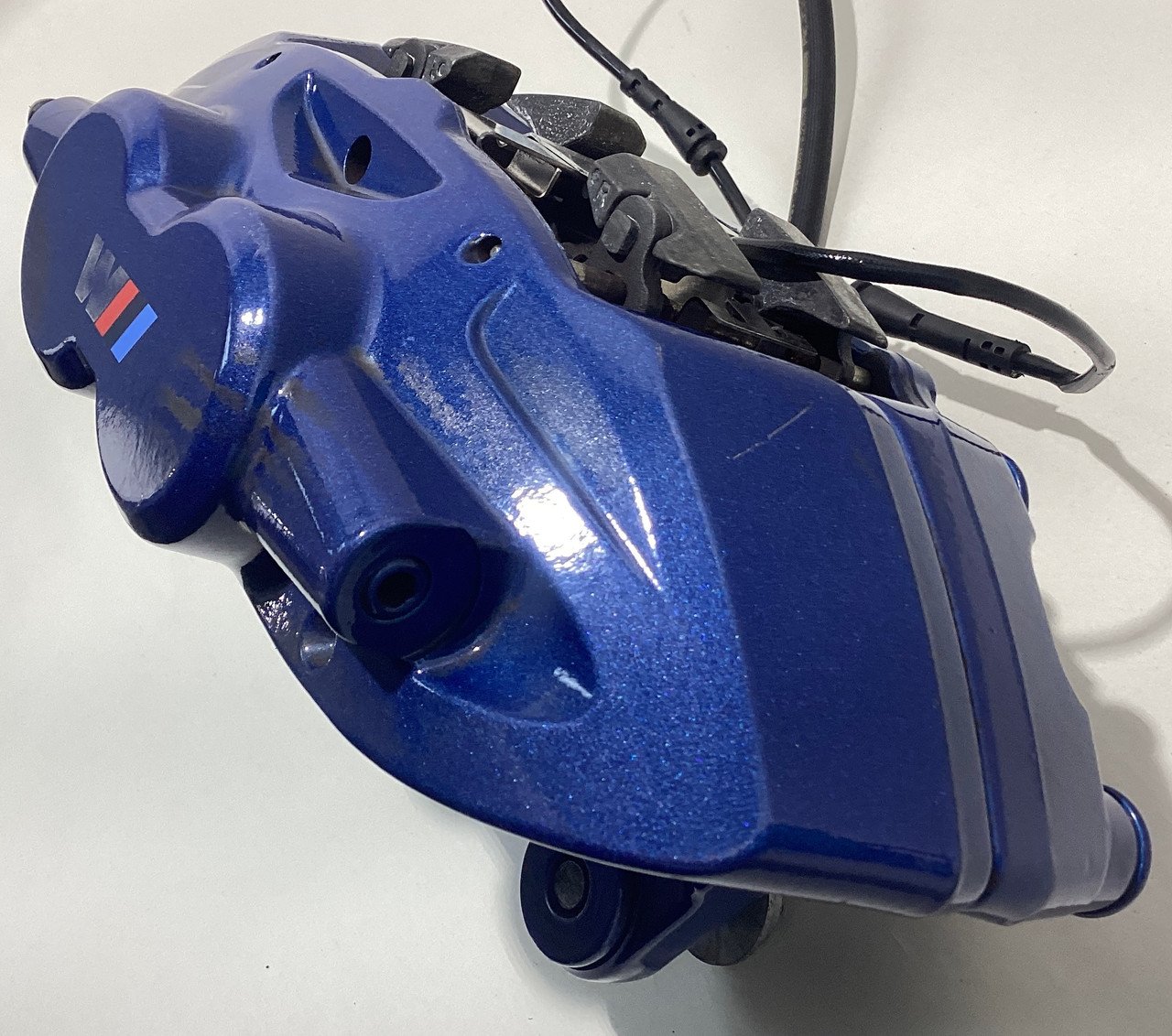2015-2020 F80 F82 F83 BMW M3 M4 OEM Brembo Brake Calipers / Set of 4 / Blue / 91K F8M05 - Image 4