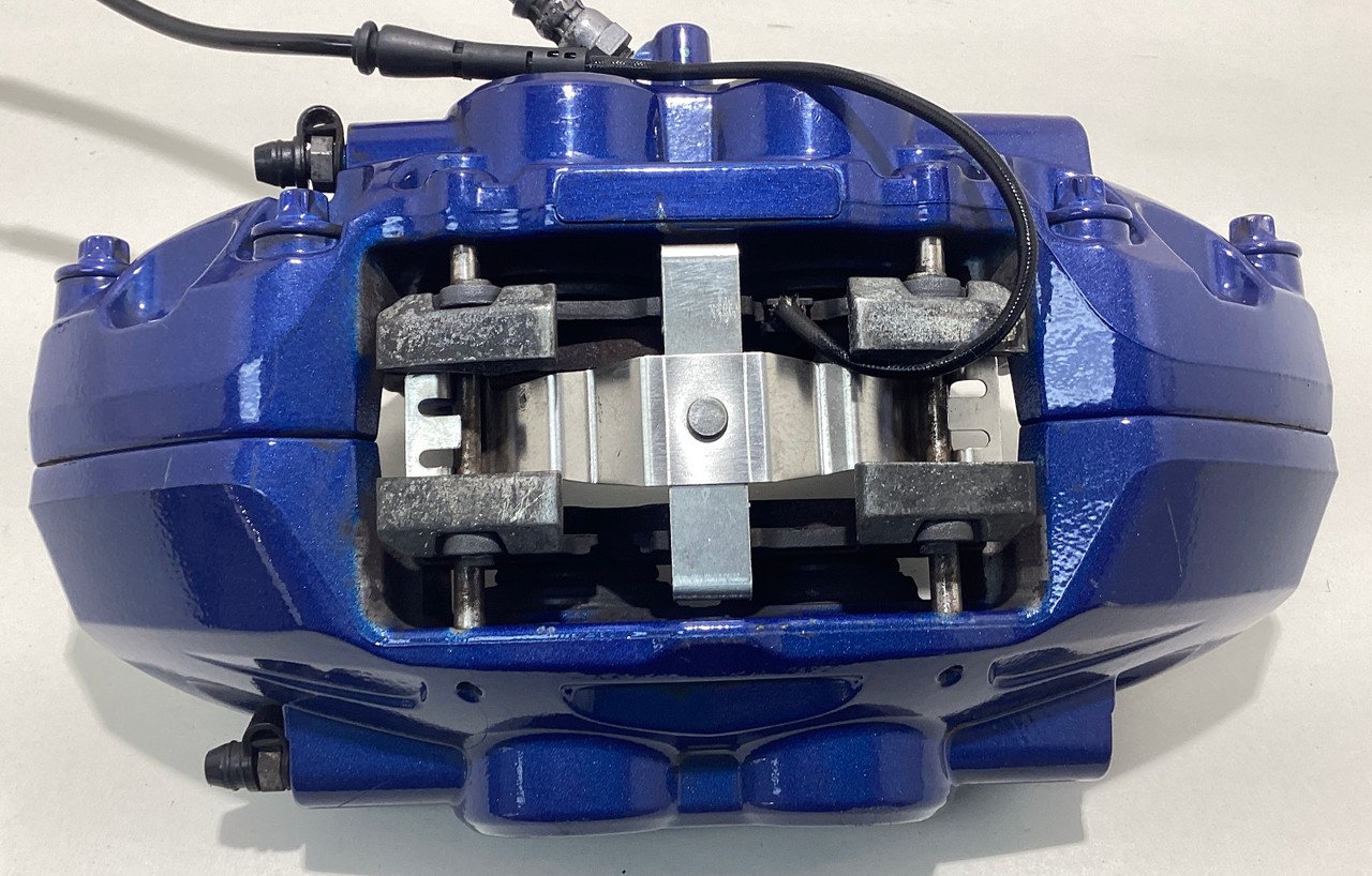 2015-2020 F80 F82 F83 BMW M3 M4 OEM Brembo Brake Calipers / Set of 4 / Blue / 91K F8M05 - Image 6