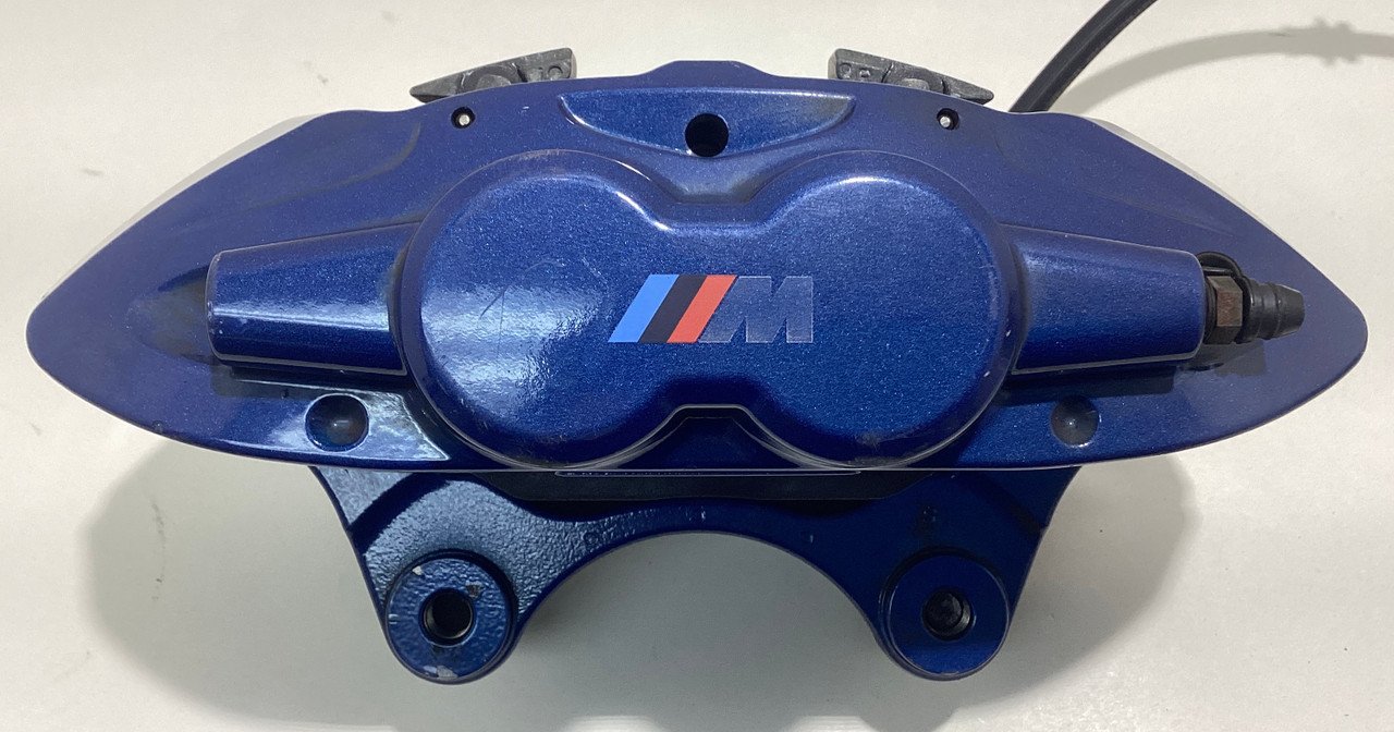 2015-2020 F80 F82 F83 BMW M3 M4 OEM Brembo Brake Calipers / Set of 4 / Blue / 91K F8M05 - Image 13