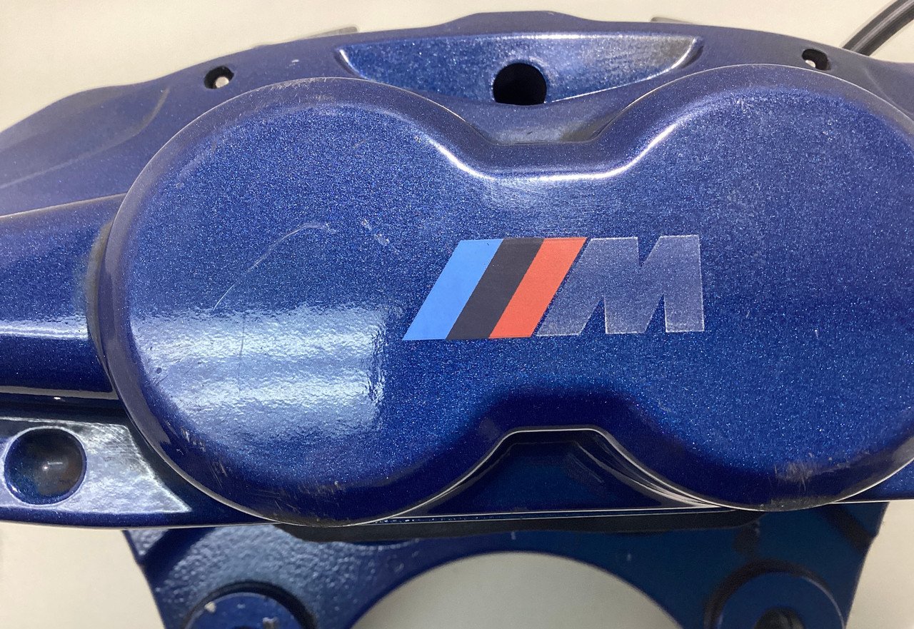 2015-2020 F80 F82 F83 BMW M3 M4 OEM Brembo Brake Calipers / Set of 4 / Blue / 91K F8M05 - Image 12