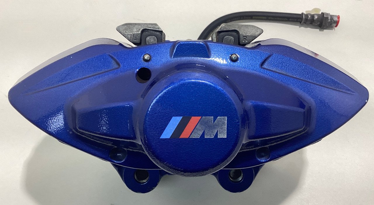 2015-2020 F80 F82 F83 BMW M3 M4 OEM Brembo Brake Calipers / Set of 4 / Blue / 91K F8M05 - Image 20