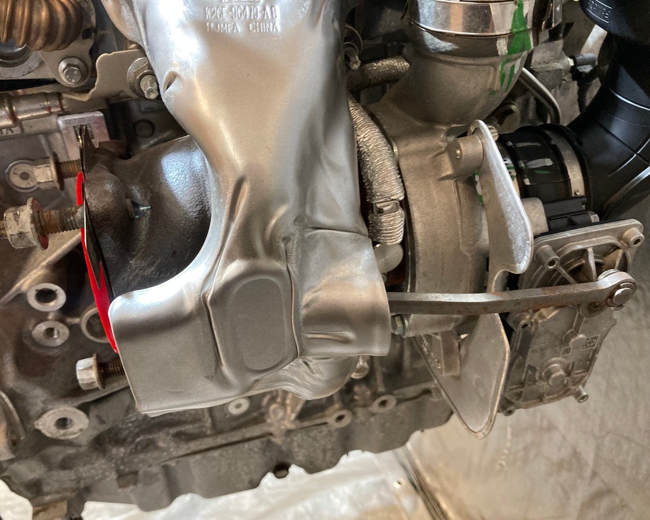 2022-2023 Ford Maverick 2.0l AWD Engine Long Block w/ Turbocharger / 28K MV004 - Image 17