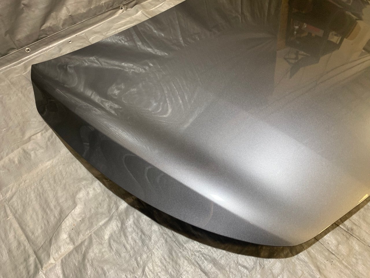 2017-2020 Infiniti Q60 OEM Hood Panel / Graphite Shadow / IQ602 - Image 4