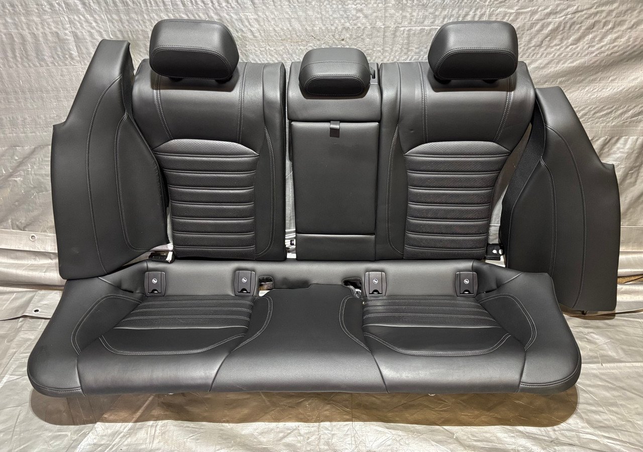 2017-2022 Alfa Romeo Giulia Ti Black Leather Front & Rear Seat Set / AG006 - Image 7