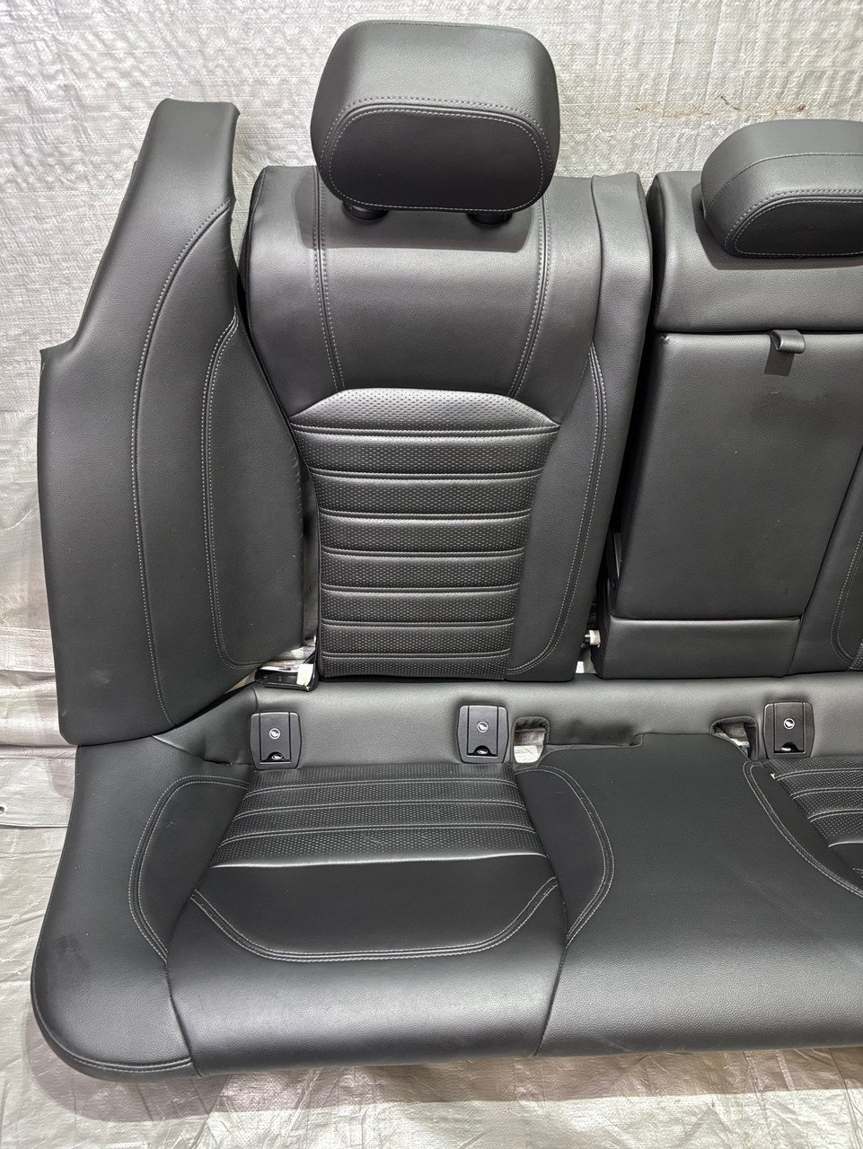 2017-2022 Alfa Romeo Giulia Ti Black Leather Front & Rear Seat Set / AG006 - Image 6