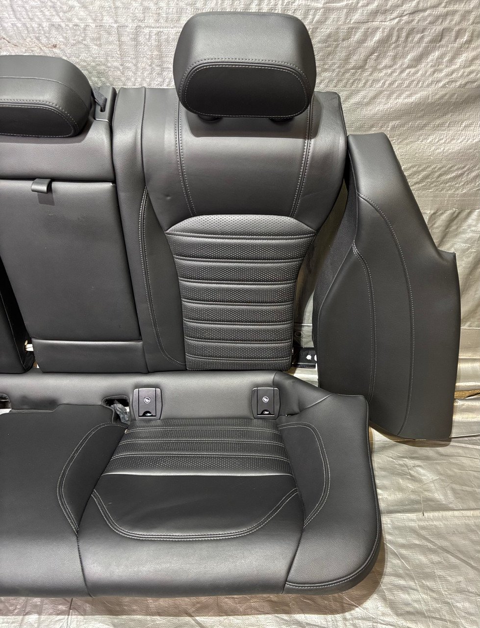 2017-2022 Alfa Romeo Giulia Ti Black Leather Front & Rear Seat Set / AG006 - Image 5
