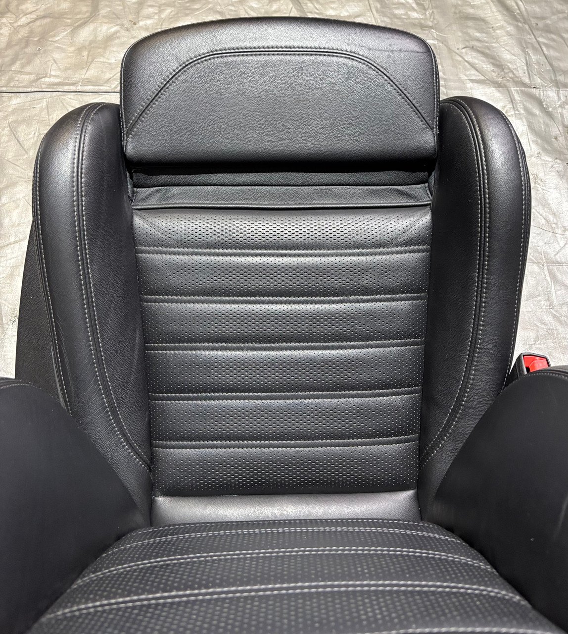 2017-2022 Alfa Romeo Giulia Ti Black Leather Front & Rear Seat Set / AG006 - Image 29