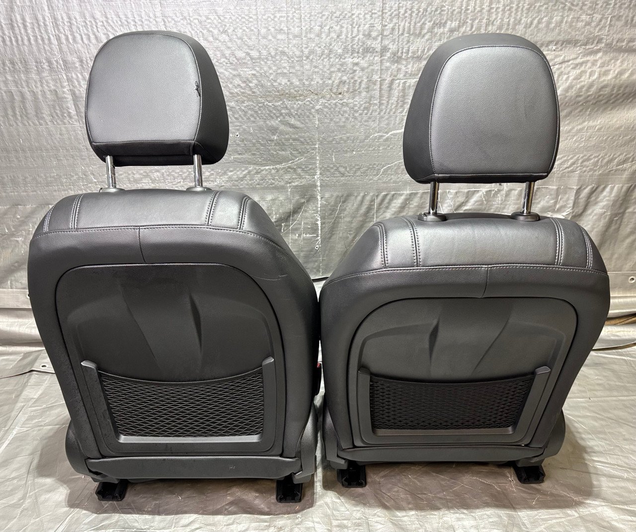 2017-2022 Alfa Romeo Giulia Ti Black Leather Front & Rear Seat Set / AG006 - Image 31