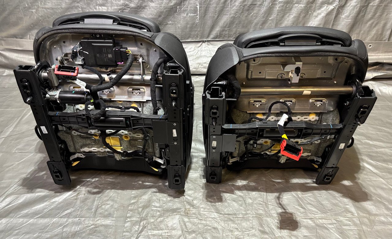 2017-2022 Alfa Romeo Giulia Ti Black Leather Front & Rear Seat Set / AG006 - Image 32