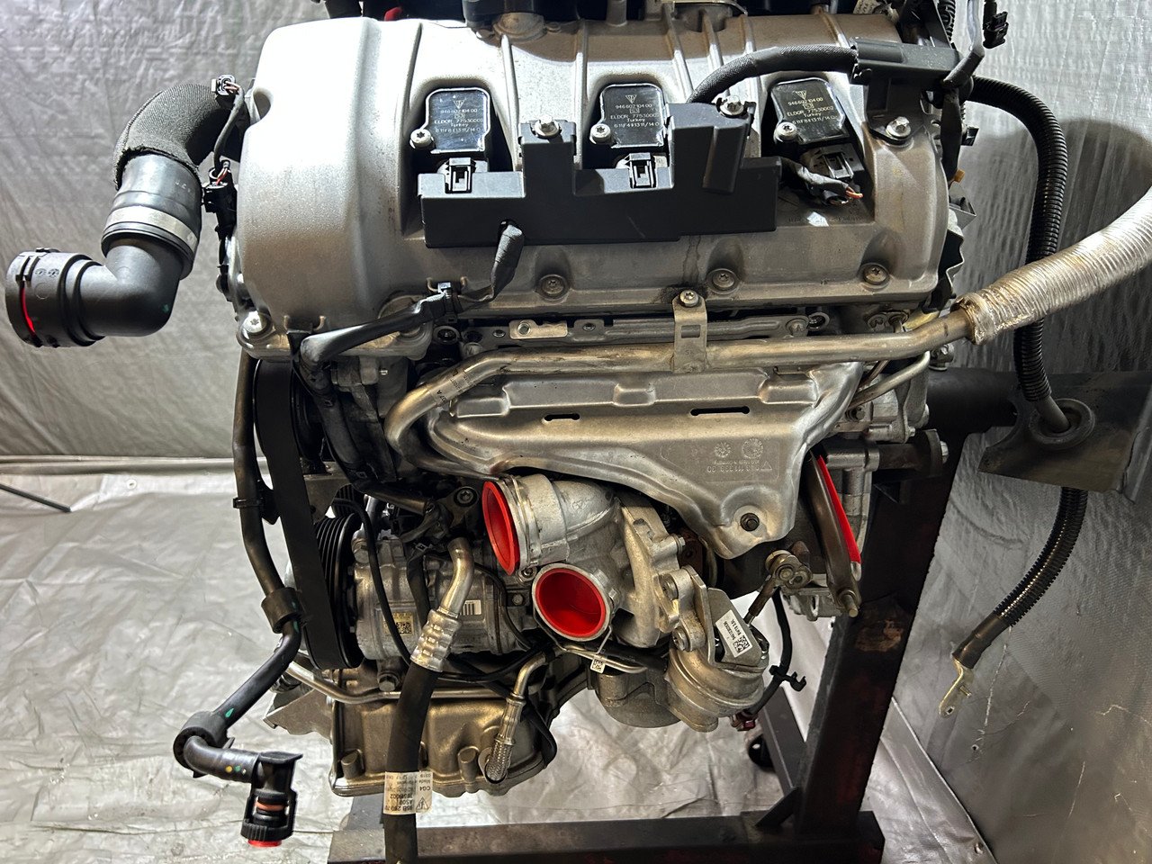 2015-2016 Porsche Macan Turbo 3.6l Engine Long Block w/ Turbochargers / 84K PM006 - Image 12