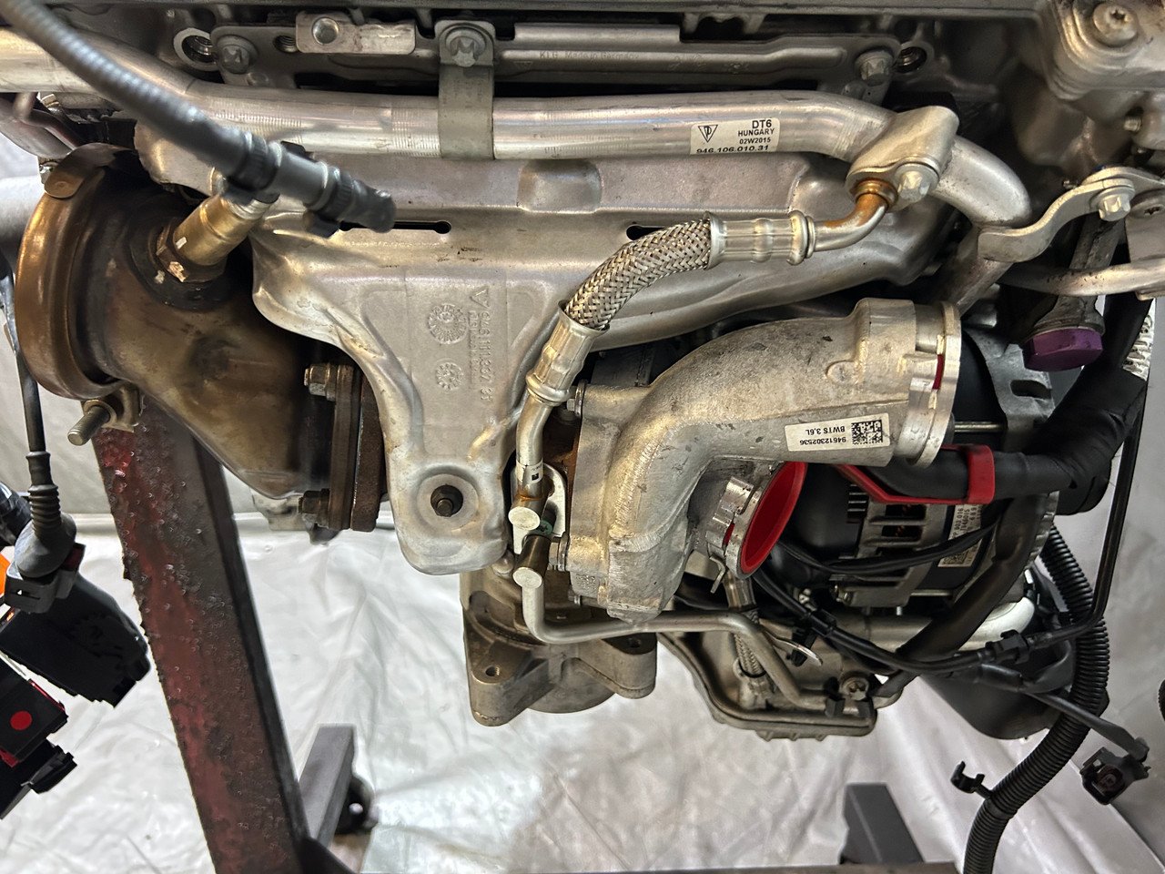 2015-2016 Porsche Macan Turbo 3.6l Engine Long Block w/ Turbochargers / 84K PM006 - Image 27