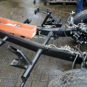 Mercedes Benz 220 W 187 Completely Overhauled Chassis With New Parts