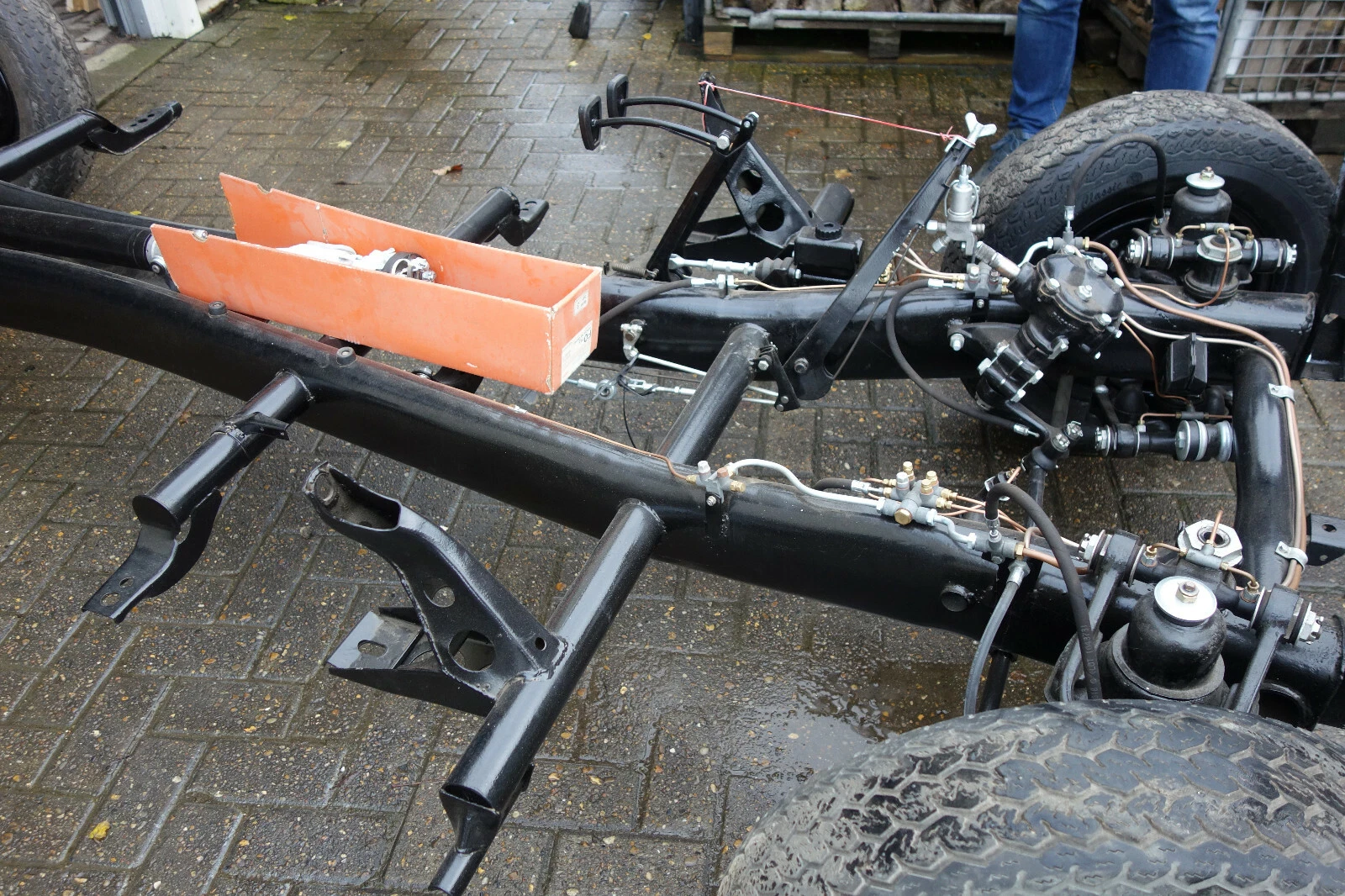 Mercedes Benz 220 W 187 Completely Overhauled Chassis With New Parts