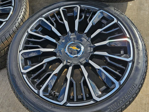 24" Chevy Tahoe Suburban Silverado OEM High Country Wheels Rims 2026-2027 NEW - Image 17